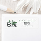 Boerderij Tractor Return Address Label (Insitu)