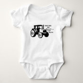 Boerderij Tractor Rollin' Romper (Voorkant)