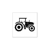 Boerderij tractor 	rubberstempel (Afrduk)