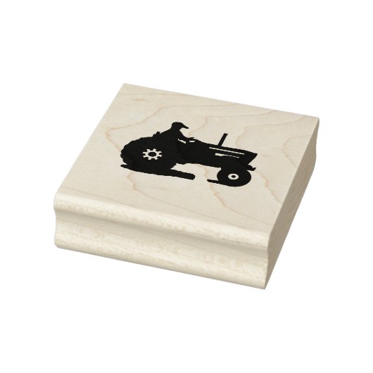 Boerderij tractor 	rubberstempel (Stempel)