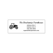 Boerderij tractor zelfinktende stempel (Design)