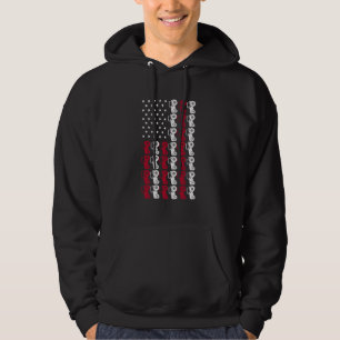 Boerderij Tractoren Mannen Vrouwen Amerikaanse Vla Hoodie