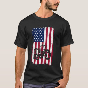 Boerderij Tractoren Mannen Vrouwen Amerikaanse Vla T-shirt