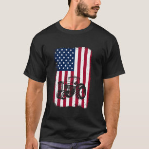 Boerderij Tractoren Mannen Vrouwen Amerikaanse Vla T-shirt