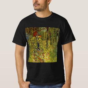 Boerderij tuin met Crucifix door Gustav Klimt T-shirt