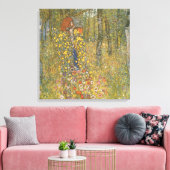 Boerderij tuin met kroonfixeermiddel (door Gustav  Canvas Afdruk (Insitu (Woonkamer))