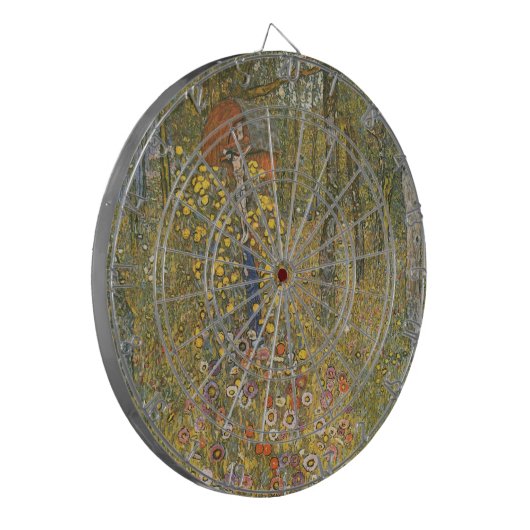 Boerderij tuin met kroonfixeermiddel (door Gustav  Dartbord (Voorkant Links)