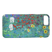 Boerderij tuin met zonnebloemen, Gustav Klimt Case-Mate iPhone Case (Achterkant (Horizontaal))