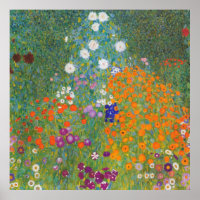 Boerderij Tuin met Zonnebloemen - Gustav Klimt