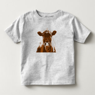 Boerderij van bruine Koe Kinder Shirts
