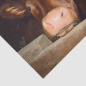 Boerderij van Cow Rustic Country Barn Funny Tissuepapier (Detail)