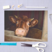 Boerderij van Cow Rustic Country Barn Funny Tissuepapier (Craft)