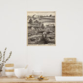 Boerderij van de Cranmoor, Toms, NJ Poster (Keuken)