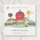 Boerderij van de Roodbarakkerij Bedankjes Labels (Voorkant)