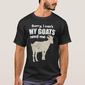 Boerderij van geiten t-shirt