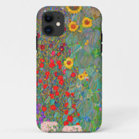 Boerderij van Gustav Klimt met zonnebloemen