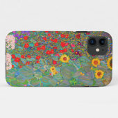Boerderij van Gustav Klimt met zonnebloemen Case-Mate iPhone Case (Achterkant (horizontaal))