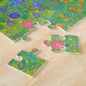 Boerderij van Gustav Klimt met zonnebloemen Legpuzzel (Zijkant)