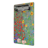 Boerderij van Gustav Klimt met zonnebloemen Mini Klembord (Angled2)
