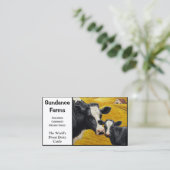 Boerderij van Holstein Dairy Cattle Visitekaartje (Staand voorkant)