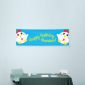 Boerderij van kippen Kinder 1e verjaardag Spandoek (Beurs)