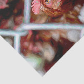 Boerderij van kippen  stijl tissuepapier (Detail)