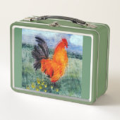 Boerderij van kleurrijk kippenkooster (Voorkant)