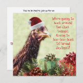 Boerderij van pluimvee — Kerstmis Kaart (Voorkant / Achterkant)