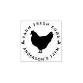 Boerderij van verse eierstip Kippen voor landbouwe Rubberstempel (Afrduk)