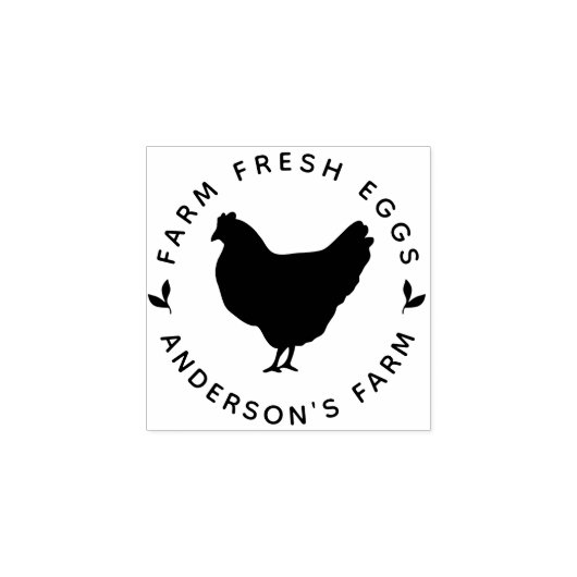 Boerderij van verse eierstip Kippen voor landbouwe Rubberstempel (Afrduk)
