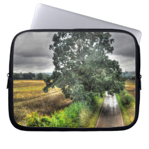 Boerderij veld, weide, pasta, dok laptop sleeve