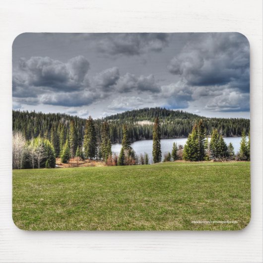 Boerderij veld, weide, pasta, dok muismat (Voorkant)