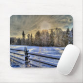 Boerderij veld, weide, pasta, dok muismat (Met muis)