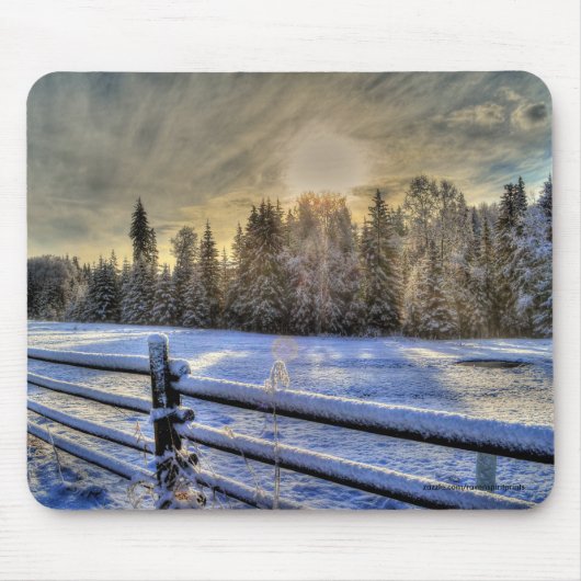 Boerderij veld, weide, pasta, dok muismat (Voorkant)