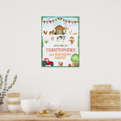 Boerderij Verjaardag Custom Welkomstbord Poster (Keuken)