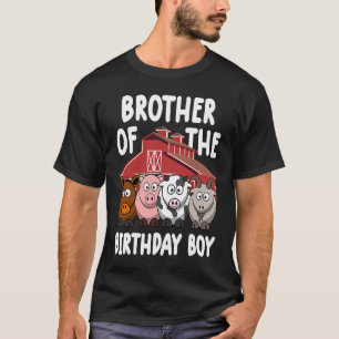 boerderij verjaardagsbroer van het boerderij van d t-shirt