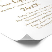 Boerderij verjaardagsfeestmaal Capsule Sign Poster (Hoek)