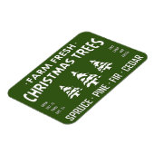 BOERDERIJ VERS CHRISTMAS TREES MAGNEET (Linkerzijde)