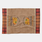 Boerderij Vers pompoen in een Rustige en Pset Theedoek (Horizontaal)