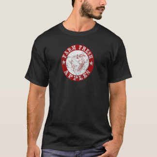 Boerderij Verse appelen Retro T-shirt