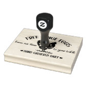 Boerderij Verse eieren Eiervrije uitloop Eiwitstem Rubberstempel (Stempel)