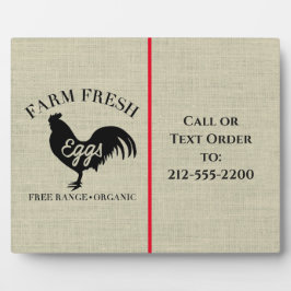 Boerderij Verse eieren Roadside Biz Tabletop Fotoplaat