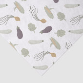 Boerderij Verse Groenten Patroon Tissuepapier (Detail)