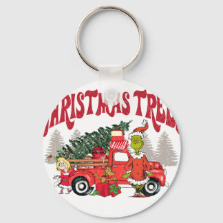boerderij verse kerstbomen grinch sleutelhanger