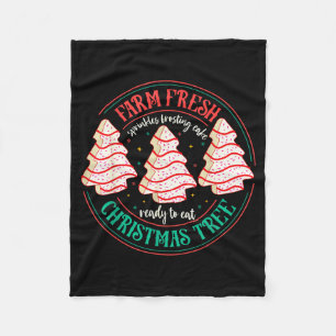 Boerderij Verse Kerstboom Cakes Uni-kids Zwarte Ke Fleece Deken