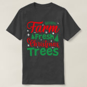Boerderij verse kerstboom t-shirt (Design voorkant)