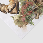 Boerderij verse kip tissuepapier (Detail)