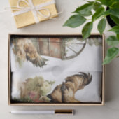 Boerderij verse kip tissuepapier (Geschenk)