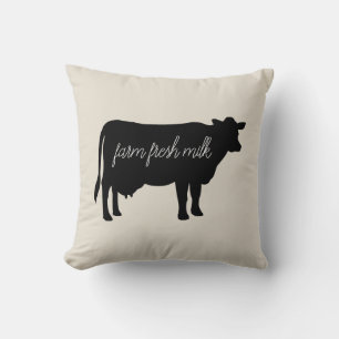Boerderij Verse Melk Koe Boerderij Stijl Sierkusse Kussen