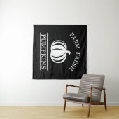 Boerderij verse pompoenen herfst herfst wandkleed (In Situ (horizontaal))